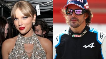 Taylor Swift en los MTV MVAs 2022/ Fernando Alonso en el circuito internacional de Baréin.