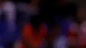 Tiago Volpi del Toluca celebra hoy un gol de su equipo contra el Puebla.