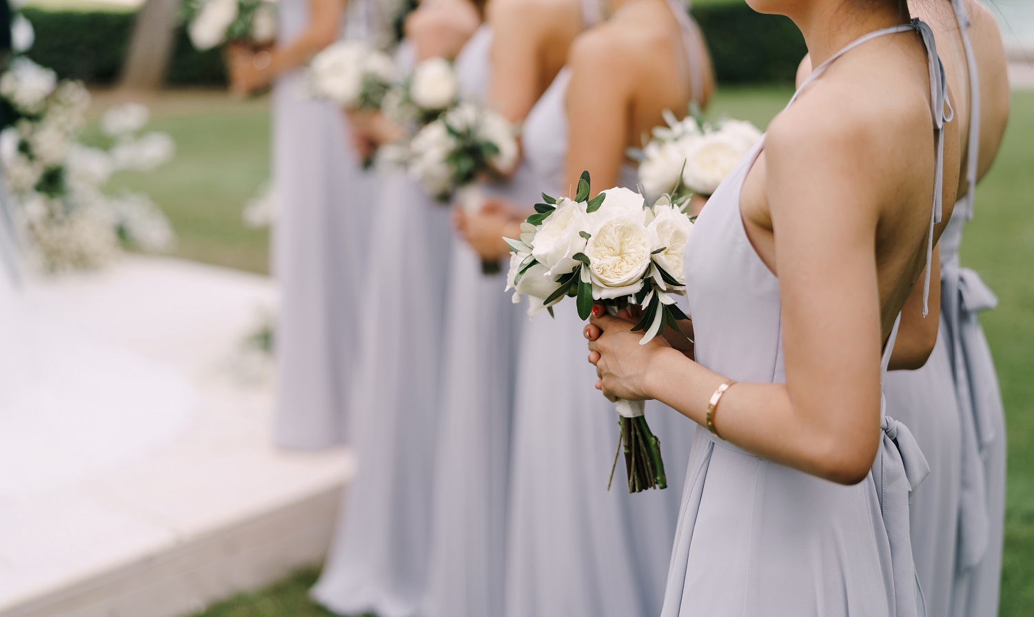 Vestidos de damas discount de honor para diciembre