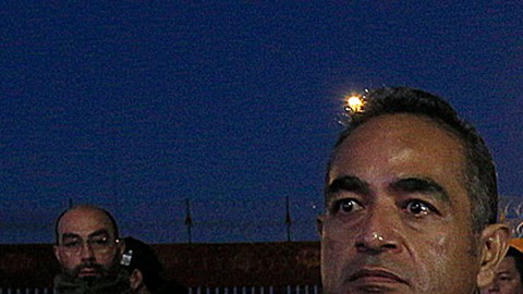 El comisionado del Instituto Nacional de Migración, Francisco Garduño aparece al centro en esta foto de archivo.