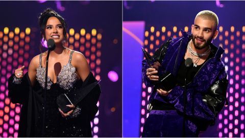 Becky G y Manuel Turizo fueron parte de los ganadores de los Latin AMAs 2023.