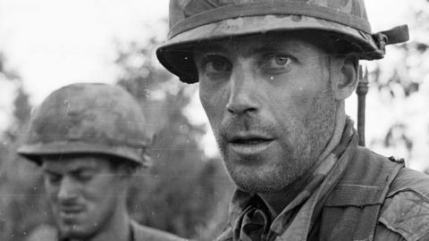 Soldados estadounidenses en la guerra de Vietnam.