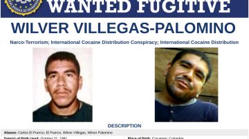 Wilver Villegas-Palomino, miembro de alto rango del ELN, se suma a la lista de los diez fugitivos más buscados del FBI.