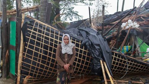 Ciclón Mocha: la devastadora tormenta en Bangladesh y Myanmar que destruyó 500 instalaciones en el campamento de refugiados más grande del mundo