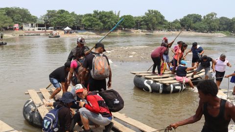 Frontera sur de México, sin reforzamiento de seguridad y abierta al paso de migrantes