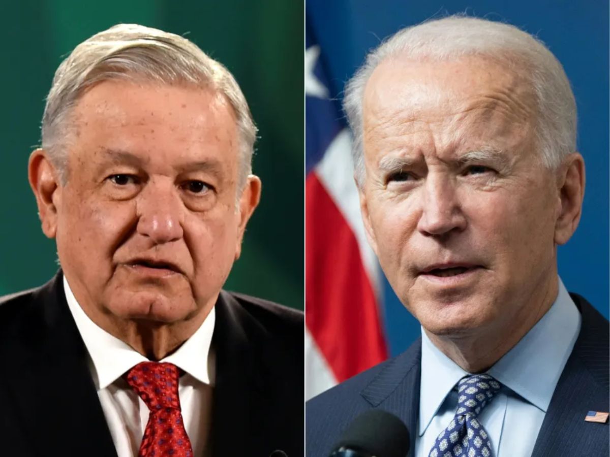 El presidente de México, Andrés Manuel López Obrador y el presidente de Estados Unidos, Joe Biden.