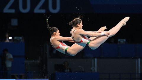 Alejandra Orozco y Gabriela Agúndez en Tokio 2020.