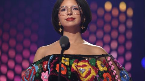 Angela Aguilar en los Latin American Music Awards 2023.