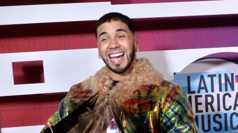 Anuel AA en los Latin American Music Awards 2019.