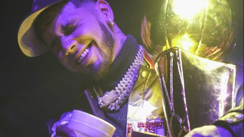 Anuel AA en un club en Miami en 2021.