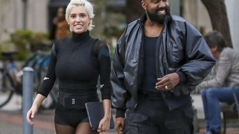 Bianca Censori y Kanye West en Culver City, Los Ángeles.