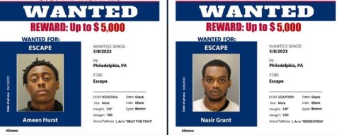 Buscan a dos reclusos, incluido un sospechoso de múltiples homicidios, que escaparon de una cárcel de Filadelfia
