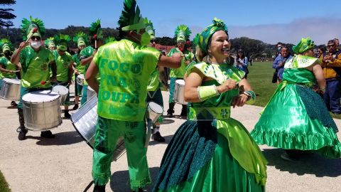 Fogo Na Roupa en el Parque presidio de San Francisco. (Cortesía)