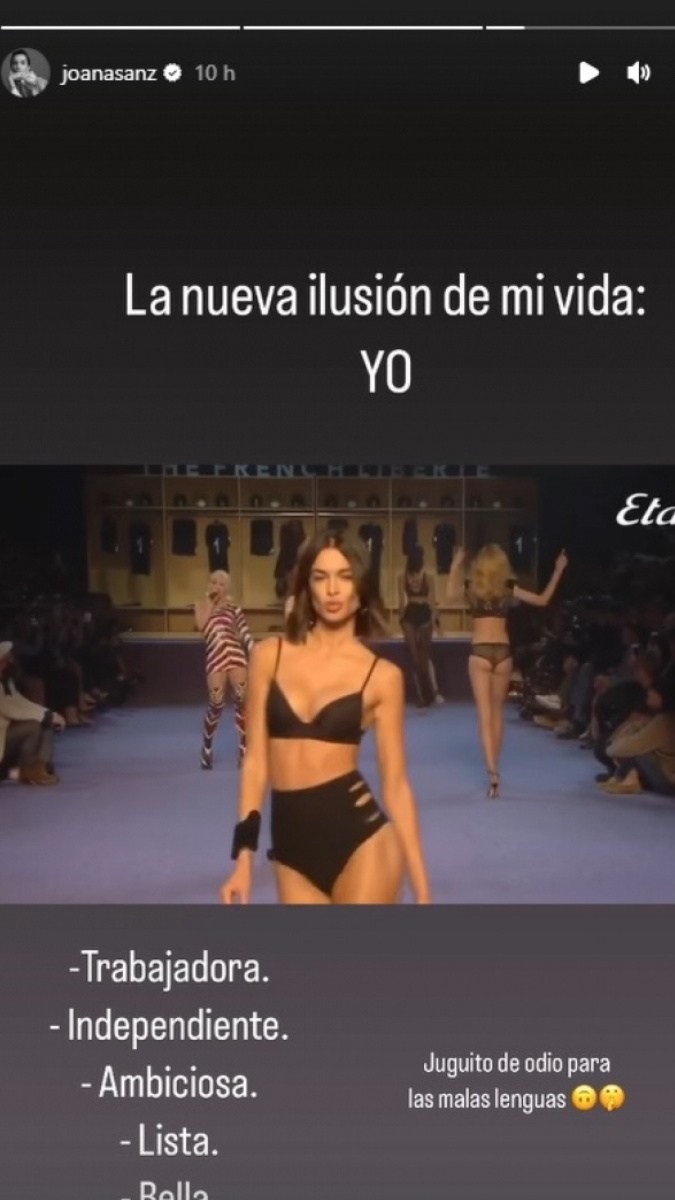 Joana Sanz sigue en su lucha tras separarse de Dani Alves.