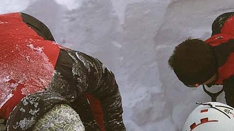 Durante esta etapa del año son comunes los desprendimientos de nieve en la Reserva Denali