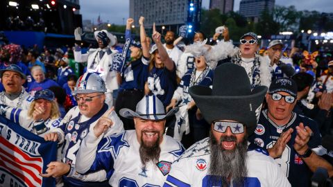 Fanaticada de los Dallas Cowboys.