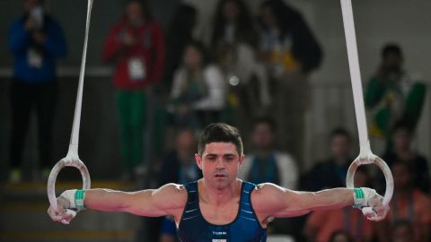 Federico Molinari, gimnasta y medallista olímpico argentino.