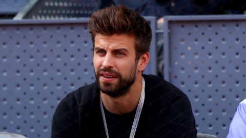 Gerard Piqué en el Madrid Open de tenis 2017.