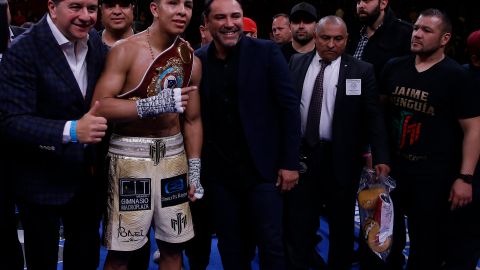 Óscar de la Hoya y Jaime Munguía