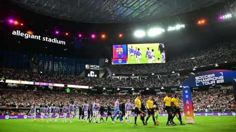Real Madrid vs. FC Barcelona en el Allegiant Stadium de Las Vegas, Nevada.
