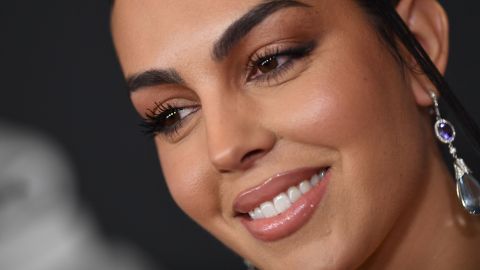 Argentine model Georgina Rodriguez arrives for the 2022 Latin Recording Academy Person of the Year gala at the Mandalay Bay's Michelob Ultra Arena in Las Vegas, Nevada, on November 16, 2022. - Marco Antonio Solis is named 2022 Latin Recording Academy Person of the Year. (Photo by VALERIE MACON / AFP) (Photo by VALERIE MACON/AFP via Getty Images)