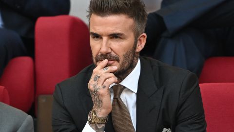 David Beckham durante el Mundial de Qatar 2022.