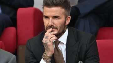 David Beckham durante el Mundial de Qatar 2022.