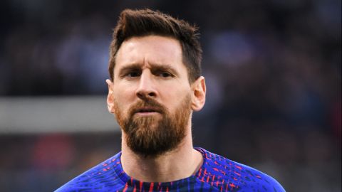 Lionel Messi con el PSG.