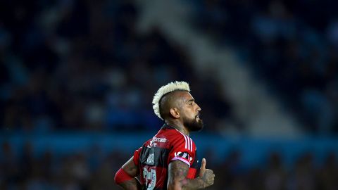 Arturo Vidal con Flamengo.