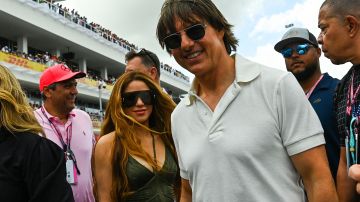Shakira y Tom Cruise fueron vistos juntos en el Gran Premio de Miami