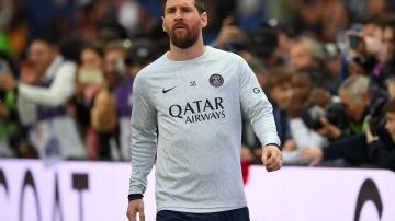 Lionel Messi en un partido del PSG.
