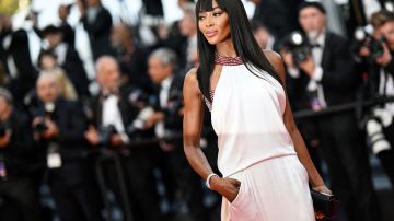 British model Naomi Campbell arrives for the screening of the film "Firebrand" during the 76th edition of the Cannes Film Festival in Cannes, southern France, on May 21, 2023. (Photo by Patricia DE MELO MOREIRA / AFP) (Photo by PATRICIA DE MELO MOREIRA/AFP via Getty Images)