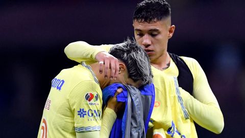 Diego Valdés y Emilio Lara lamentan la derrota de América.