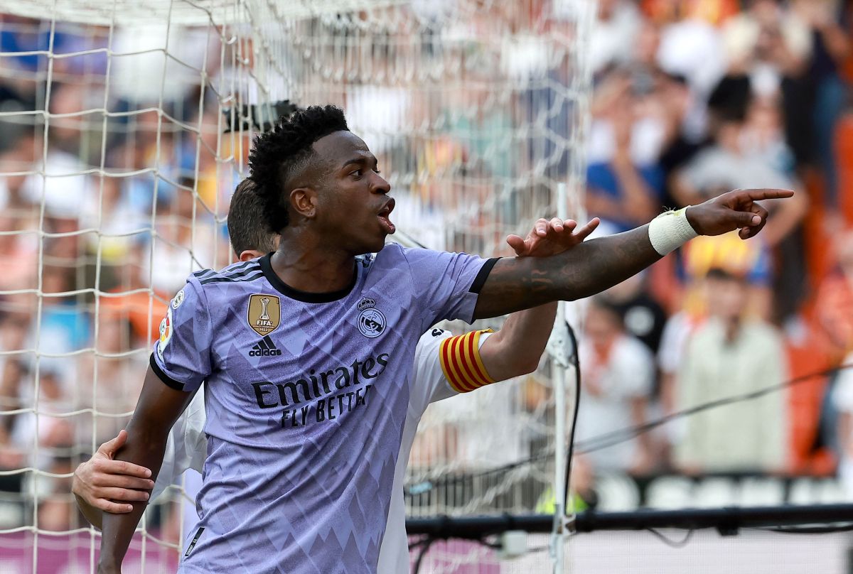 Vinícius Jr. fue víctima de insultos racistas en Mestalla.