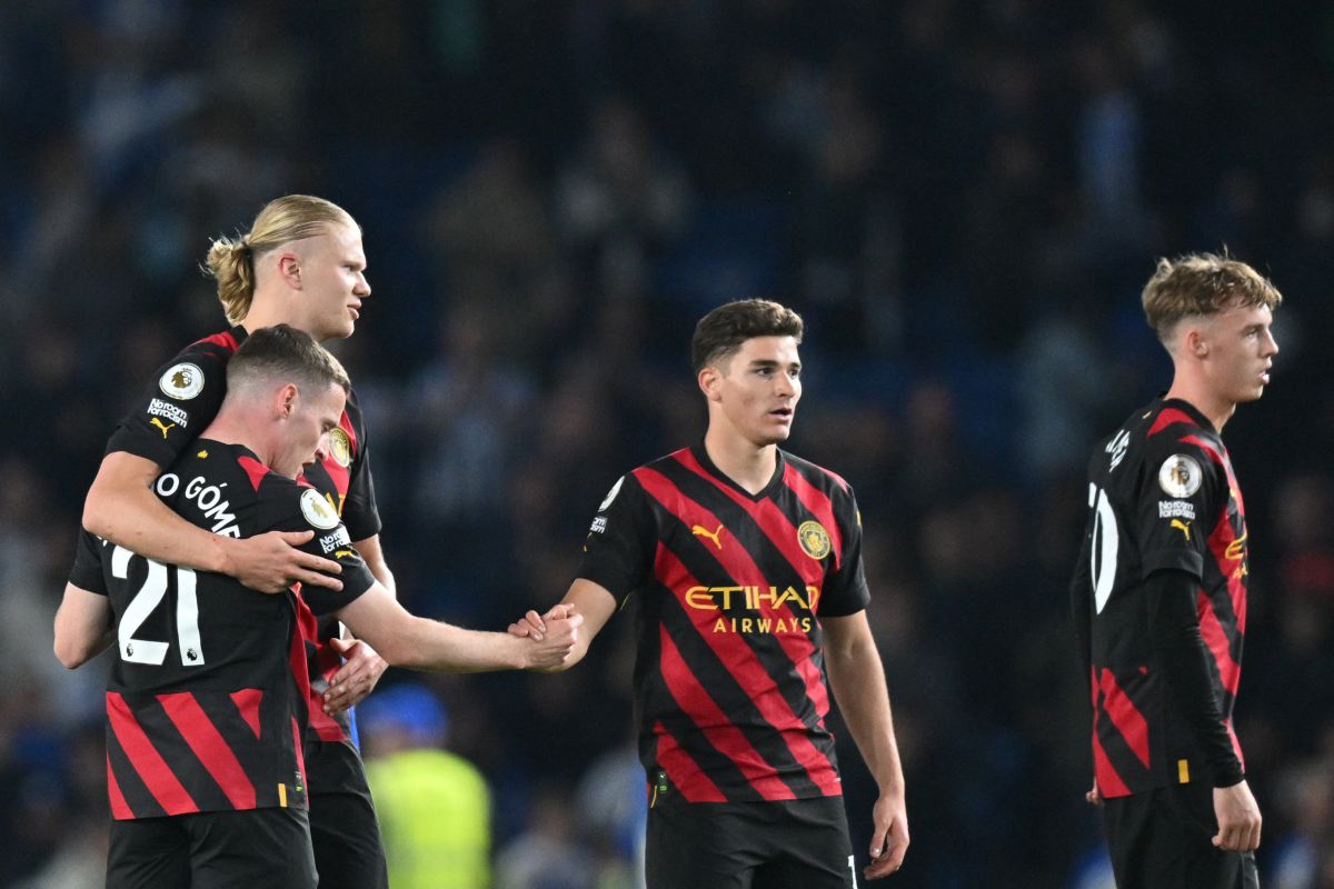 Erling Haaland se fue sin gol.