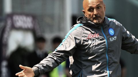 Luciano Spalletti, técnico del Napoli en la Serie A de Italia.