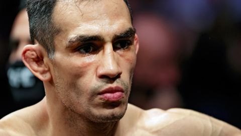 Tony Ferguson durante el evento de UFC 262.