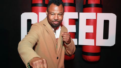 Shane Mosley asiste a la ventana emergente del gimnasio "Creed III".