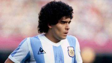 Diego Armando Maradona, leyenda argentina del fútbol durante el Mundial España 1982.