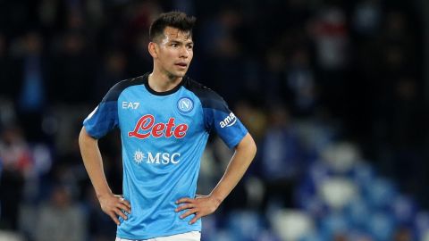 Hirving 'Chucky' Lozano, figura del club italiano Napoli.