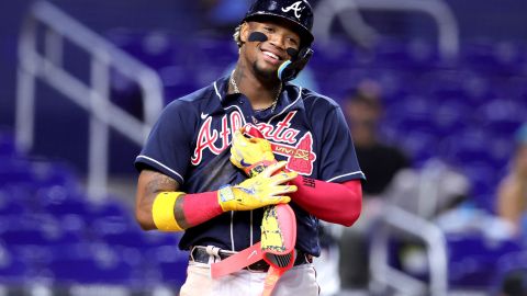 Ronald Acuña Jr, pelotero venezolano de los Atlanta Braves.