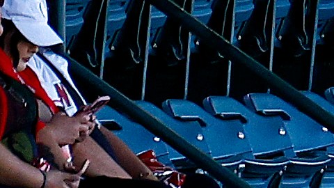 Fans de Los Angeles Angels.