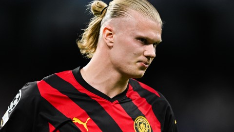 Haaland se fue sin gol del Santiago Bernabéu,