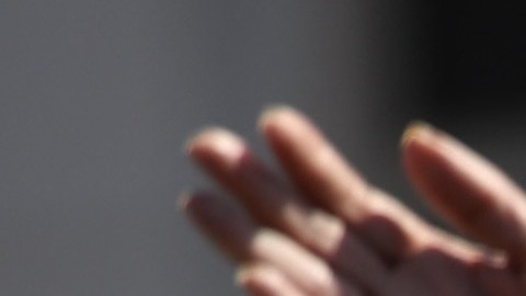 La vicepresidenta Kamala Harris, a su llegada a West Point.