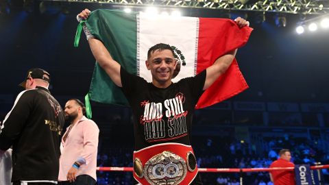 Luis 'Venado' López tras derrotar Michael Conlan.