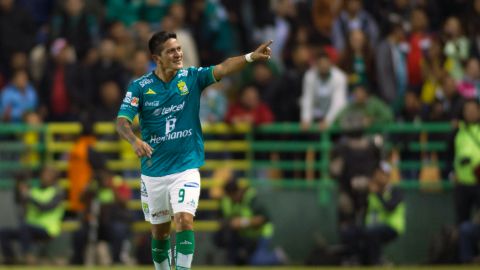 El argentino Germán Cano marcó 13 goles durante su paso por el Club León.