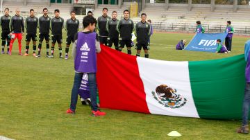 Selección de México Sub 23 ante Japón.