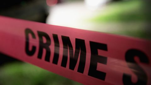 CHICAGO, IL - MAY 27: Crime scene tape is stretched around the front of a home where a man was shot on May 28, 2017 in Chicago, Illinois. Chicago police have added more than 1,000 officers to the streets over the Memorial Day weekend, hoping to put a dent in crime, during what is typically one of the more violent weekends of the year. In 2016, 6 people were killed and another 65 were wounded by gun violence over the Memorial Day weekend. (Photo by Scott Olson/Getty Images)