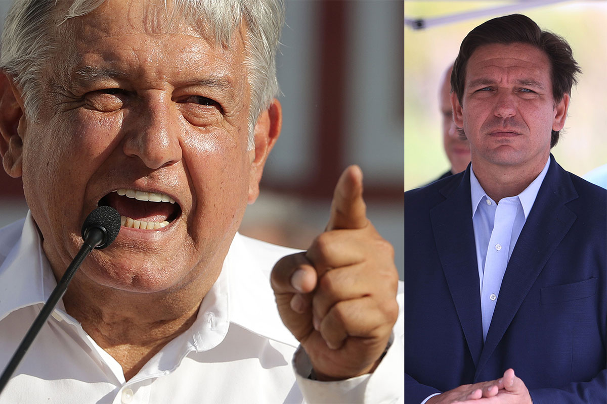 Andrés Manuel López Obrador pide no votar por Ron DeSantis.