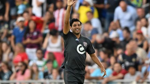 Carlos Vela durante un All Star Game.